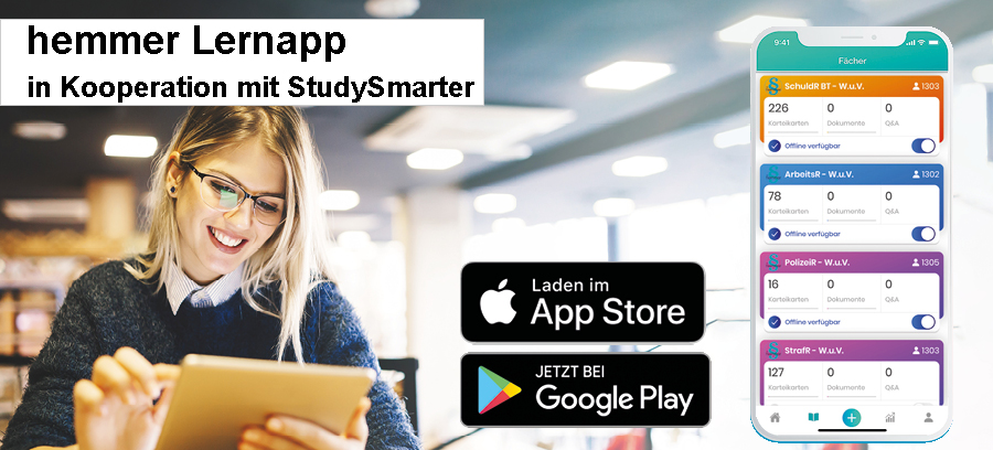 App - Die neue hemmer-App in Kooperation mit StudySmarter